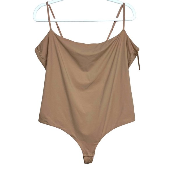 SKIMS‎ Fits Everybody Cami Bodysuit Ochre Womens 4X - Picture 2 of 12